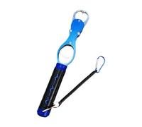 LOVIVER Fish Lip Gripper with Weight Scale Fish Scales Weight Control Anti Slip Handle Aluminum Alloy Clip Holder Fishing Lip Gripper, blue