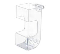 LOVIVER Fish Tank Feeding Tray Dispenser Versatile Easy to Install Aquarium Accessories Clear Premium Feeding Tube Aquarium Feeder