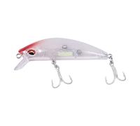 LOVIVER Fishing Lures Crankbait Baits Accessories with 3D Eyes Noise-Making Design for Pike Snakehead Bass Suitable for All Ages And Skill Le, White Back