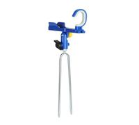 LOVIVER Fishing Rod Holder Multi-Directional Stand Stainless Steel Stake Portable Compact Detachable Rest Suitable for Sea Angling Shore Use , Blue