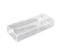 LOVIVER Fishing Tank Fish Isolation Box Acrylic Portable Clear Case Reusable with Scale Mini Aquarium Fish Breeding Tanks Fish Viewer, 25x4.4x9cm