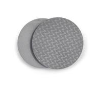 LOVIVER Fitness Support Pad Exercise Pad Knee Cushion Mat With TPE Build 2cm Thick For Kneeling Poses Seated Postures And Planks Suitable practice Pilates routines, Silver, 30cm X 2cm