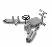 LOVIVER Flexibility Split Stretcher Leg Stretch Machine With Progressive 0-240° Adjustment And Foldable Storage suitable for ballet practice flexibility home workouts, Sky Grey, Foam Thickened