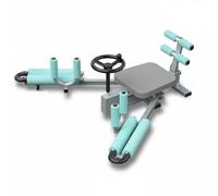 LOVIVER Flexibility Split Stretcher Leg Stretch Machine With Progressive 0-240° Adjustment And Foldable Storage suitable for ballet practice flexibility home workouts, Sky Blue, Foam Thickened