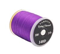 LOVIVER Fly Tying Thread Strong Braided Wire Polyester Silky Yarn Handcrafted Lure Bait DIY Tool Suitable for Fishing Bait Hand Making, purple
