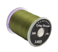 LOVIVER Fly Tying Thread Strong Braided Wire Polyester Silky Yarn Handcrafted Lure Bait DIY Tool Suitable for Fishing Bait Hand Making, olive green