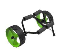 LOVIVER Foldable Kayak Trailer Canoe Cart Trolley Carrier With Aluminum Frame And Wide Wheels For Smooth Transport On Hard Ground suitable for beach trips dock parking lot to shoreline