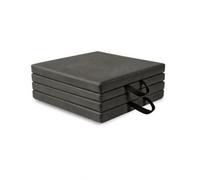 LOVIVER Folding Fitness Pad Exercise Mat Floor Mat Training Pad With Portable Lightweight Build And Easy Closet Storage Suitable for home workouts pilates dance practice apartment living, Black