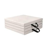 LOVIVER Folding Fitness Pad Exercise Mat Floor Mat Training Pad With Portable Lightweight Build And Easy Closet Storage Suitable for home workouts pilates dance practice apartment living, Grey