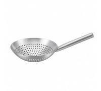 LOVIVER Food-Grade Stainless Steel Colander with Handle Sturdy Deep Bowl Strainer with Handle Heavy Duty Pasta Colander for Everyday Cooking, Noodle Rinsing, 30 CM