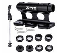 LOVIVER Fork Holder Fork Mount Bracket Bike Fork Block Fork Anchor Aluminum Alloy With Oval Cutouts For Reduced Weight suitable for, Front Fork Mount With Quick Release Lever