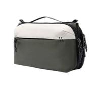 LOVIVER Four-Fold Electronics Storage Pouch, Green | Elastic Retention Straps, Convenient Top Carry Handle Accessory Organizer, for Commuting