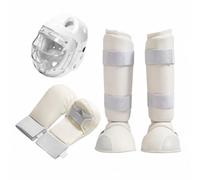 LOVIVER Gear Package Padded Gear Set with Headgear Adjustable Sports Guard Set with Hand and Leg Guards