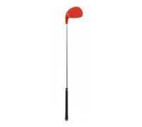 LOVIVER Golf Club Chipper Wedge Putter Iron For Close Range Touch Shots With Large Rounded Striking Face And Long Shaft Textured Grip For Control And Rubber, Red, Ss Adult