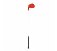 LOVIVER Golf Club Chipper Wedge Putter Iron For Close Range Touch Shots With Large Rounded Striking Face And Long Shaft Textured Grip For Control And Rubber, Red, Adult