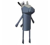 LOVIVER Golf Head Cover PU Leather Headcover Wood Cover Protector With Easy On And Off Elastic Opening Suitable for Practice Course Storage, Blue Gray