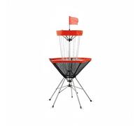 LOVIVER Golf Throwing Target Disc Target Net Stand Goal Frame With Portable Carry Convenience Foldable Structure For Travel And Storage Suitable for field group activities training, Red