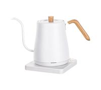LOVIVER Gooseneck Electric Kettle,Hot Water Boiler Office Pour over Kettle for Coffee Tea Auto Shut Off for Thanksgiving,Soups,Father, White
