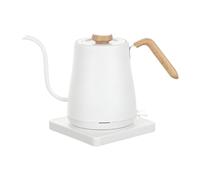 LOVIVER Gooseneck Electric Kettle Pour over Kettle Quick Heating Temperature Display Hot Water Boiler for Tea Restaurant Uk Use, White