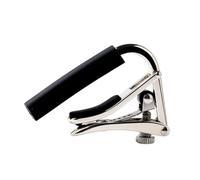 LOVIVER Guitar Capo Guitar Accessory Sturdy Lightweight String Instriment Capo Easy to Use Professional for Folk and Electric Guitar, Bright Argent