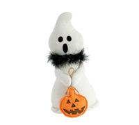 LOVIVER Halloween Decoration Doll Toy Creative Figure DIY Cute Craft Figurine Tired Tray Decor for Tabletop Gift Holiday Indoor, Black