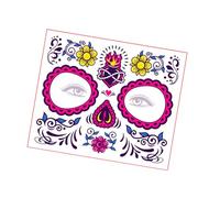 LOVIVER Halloween Face Sticker Day of The Dead for Party Favor Supplies Cosplay Costume, Style C