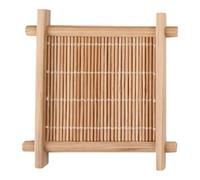 LOVIVER Hamster Cage Cooling Mat Habitat Decor Bamboo Comfortable Sturdy Pet Gift, Guinea Pig Cooling Sleeping Pad, Cage Accessories, 8.5cmx8.5cm