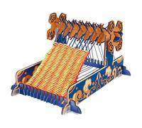 LOVIVER Hand Weaving Loom Kit Toy for Kids Wooden Structure Quick Installation for Kids' Creative Projects Lightweight Hand Cranked