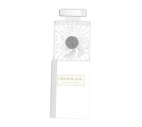 LOVIVER Handheld Fan Mini Personal Fan Perfume Bottle Shape Women Gift Retractable, Portable Fan for Dorm, Desktop, School, Working, White