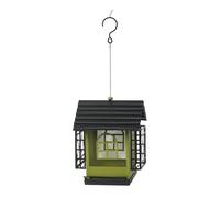 LOVIVER Hanging Bird Feeder Bird Food Container Decoration Lightweight Ornament with Hook Feeding for Backyard Patio Yard Garden Lawn