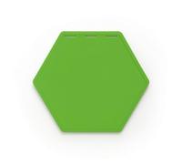 LOVIVER Hexagonal Agility Tile Set Training Mat Coordination Tile Footwork Board With Compression Resistant TPE For Repeated Use Suitable for athletes coaching team outdoor practice, Green