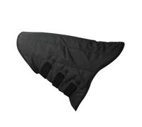 LOVIVER Horse Neck Warmer Cover, 90cm Waterproof 600D Oxford Cloth with 3 Adjustable Straps, Equine Neck Rug, Horse Warmth Clothing Insulated Turnout Neck Protection for Winter Warmth & Comfort, Black