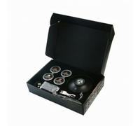 LOVIVER Hovering Disc Grill Kit Portable Grill Kit with Wood Chips Sleek Rechargeable Infuser for Entertaining, Style B