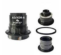 LOVIVER Hub Freewheel Driver Body Cassette Rear Component Replacement Aluminum Alloy With Sealed Bearings 6 Pawls 36T Suitable for road unpaved trails training everyday riding