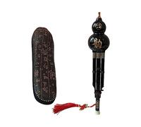 LOVIVER Hulusi Flute Instrument Bamboo Chinese Musical Instrument for Beginner Gifts