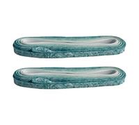LOVIVER Ice Hockey Skate Laces Shoelaces Elegant Portable 300cm Figure Skating Laces for Outdoor Practice Competition Training Sports, green