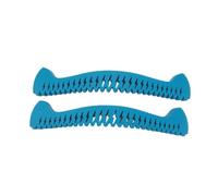 LOVIVER Ice Skate Protector Guards Covers Using Vented Design And Grip Rubber Construction Prevents Blade Damage When Resting In A Bag Or During Carry, Peacock Blue, Medium Fits 34-40 Size Skates