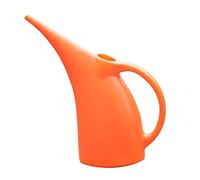 LOVIVER indoor e outdoor Plant Watering Can, Plastic Watering Pot with Long Spout 2L / 3L, 2L Orange