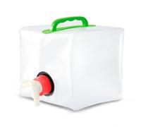 LOVIVER Industrial Container Foldable Water Bag Jug Tank With Spigot PVC Portable Reservoir With Large Mouth Opening Leak Resistant And Space Saving suitable , 5L