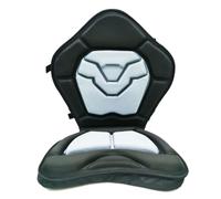 LOVIVER Inflatable Boat Cushion Kayak Seat Boat Seat Pad Backrest Cushion Anti Slip Base Adjustable Straps Ergonomic Support EVA Material Suitable for kayaking paddle boarding fishing