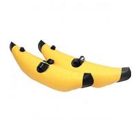 LOVIVER Inflatable Kayak Float Outrigger Pontoon Stabilizer Tube With Hardware and Rod Set PVC Structure for Added Balance and Flotation suitable for kayaking coastal bays recreation, Yellow