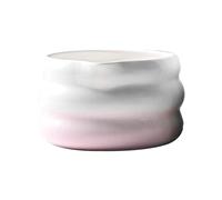 LOVIVER Japanese Ceramic Matcha Bowl Porcelain Tea Bowl for Whisking Gift Chinese Elegant Tea Making Tableware for Dining Room Family, Gradient Pink