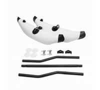 LOVIVER Kayak Stabilizer Float Inflatable Pontoon Outrigger Canoe Balance Kit Boat Outrigger With Connecting Rods And Repair Set suitable for kayaking canoeing slow cruising flatwater trips, White