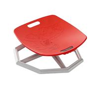 LOVIVER Kids Swivel Chair Sensory Seat Indoor Outdoor Rotatable Improve Focus Body Balance Training Body Coordination Children Gift, Red