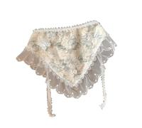 LOVIVER Lace Butterfly Head Bandanas Head Scarf for Photo Taking Vacation Spring Summer