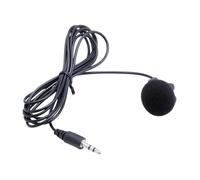 LOVIVER Lapel Clip on Mike External Mic Replace for Laptop PC Sturdy Portable Easy to Install Lightweight Wired Mini Mike