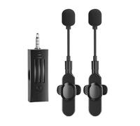 LOVIVER Lapel Practical Adjustable Automatic Connect Cordless for Vlogger Youtubes Live Stream, 2 in 1