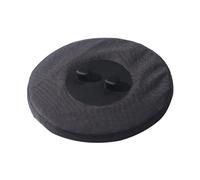 LOVIVER Lightweight Seat Cushion for Folding Stool, Removable Round Cover in Breathable Material, Suitable for Camping, Hiking, Fishing, Balcony, Etc, Oxford Black