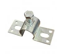 LOVIVER Livestock Level Regulator Metal Clip Bracket Clamp Adjustable Bolt Fastener With Slotted and Round Mounting Holes Shiny Zinc Coating for Tool Fixtures agricultural projects