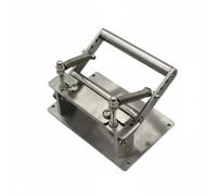 LOVIVER Material Thinning Machine Leather Skiver Stainless Steel Skiving Tool Adjustable Thickness Splitter Construction, Round Handle Leather Skiving Machine